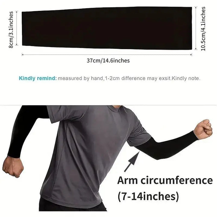 Sun Protection Ice Cooling Silk Arm Covers | Stornfield