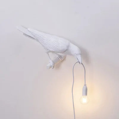 Stornfield | Modern Lucky Bird Table Lamp - Creative Resin Animal Design for Bedroom and Living Room