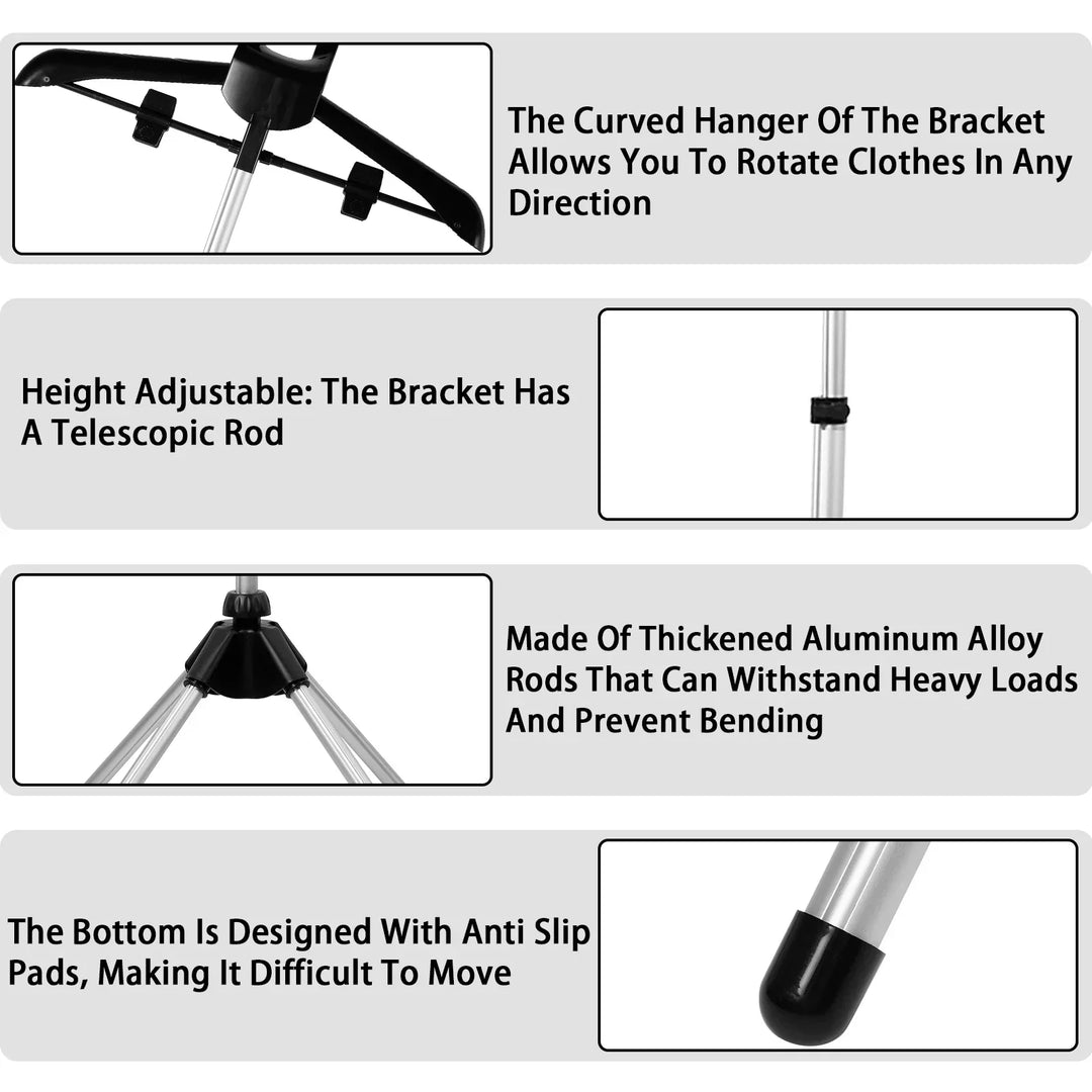 Adjustable Telescopic Garment Steamer Stand – Foldable & Portable | Stornfield