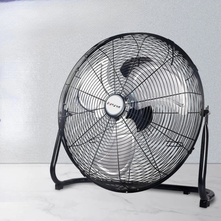Industrial Floor Fan – 8-Speed 130° Oscillating Workshop Blower, Silent 45dB Turbo Motor with Overheat Protection | Stornfield