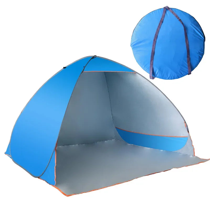 Automatic Pop-Up Ultralight Full Shade Beach Tent | Stornfield