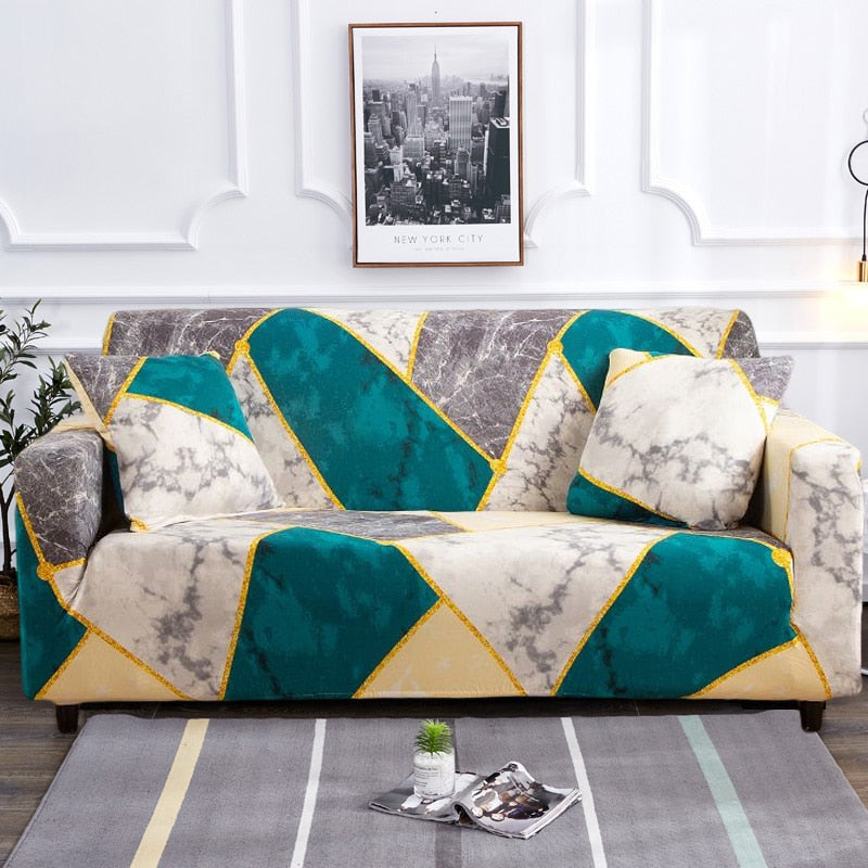 Modern Non-slip Colorful Elastic Sofa Cover | Stornfield