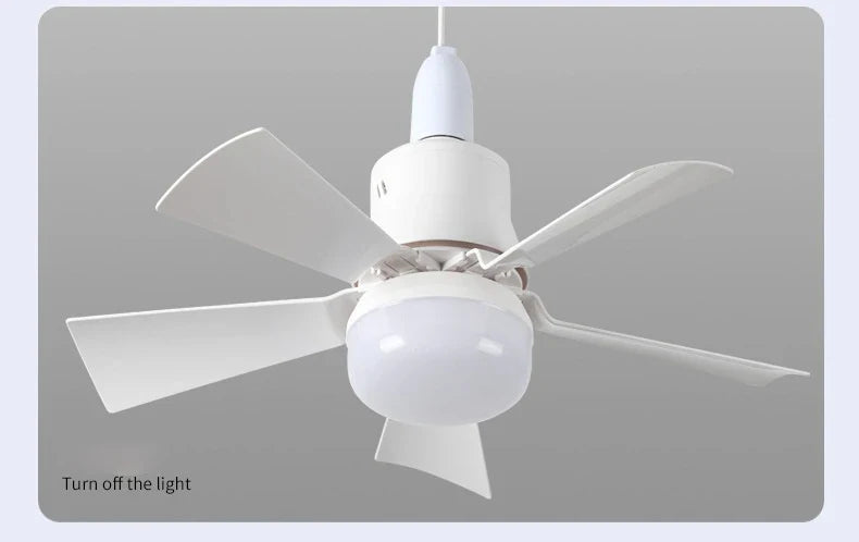 30W E27 Ceiling Fan Light with Remote - LED Dimming Function, Intelligent Silent Fan for Bedroom & Living Room | Stornfield