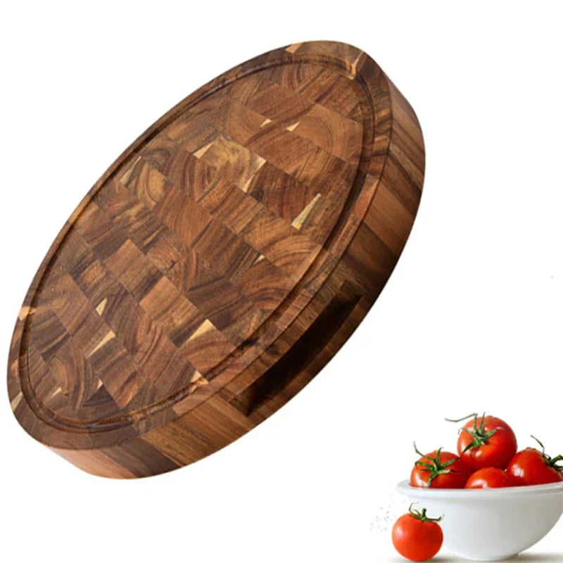 Stornfield | ButcherGrain | Thick round acacia butcher block