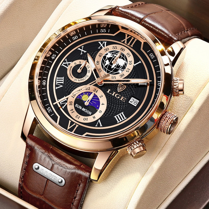 Stornfield | Classic Chronograph Men’s Watch | Stylish & Functional Luxury Wristwatch for Every Occasion