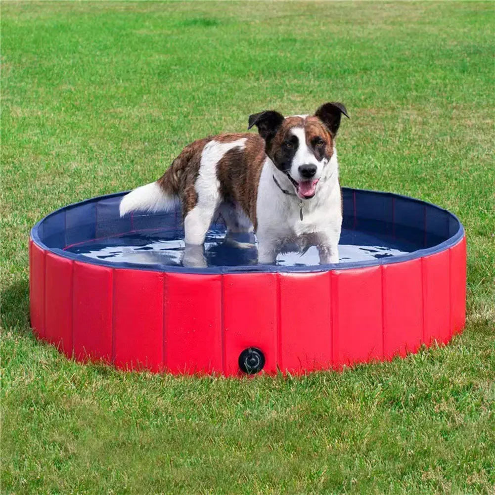Stornfield Foldable PVC Dog Pool with Drainage Valve