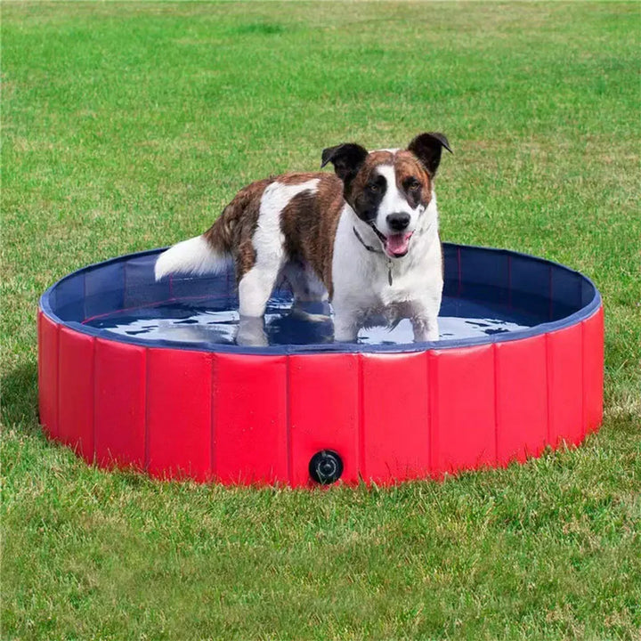 Stornfield Foldable PVC Dog Pool with Drainage Valve