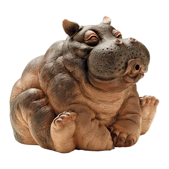 Stornfield | Playful Hippo Garden Sprinkler Statue