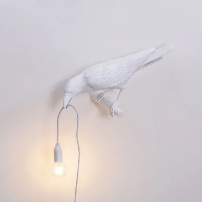 Stornfield | Modern Lucky Bird Table Lamp - Creative Resin Animal Design for Bedroom and Living Room