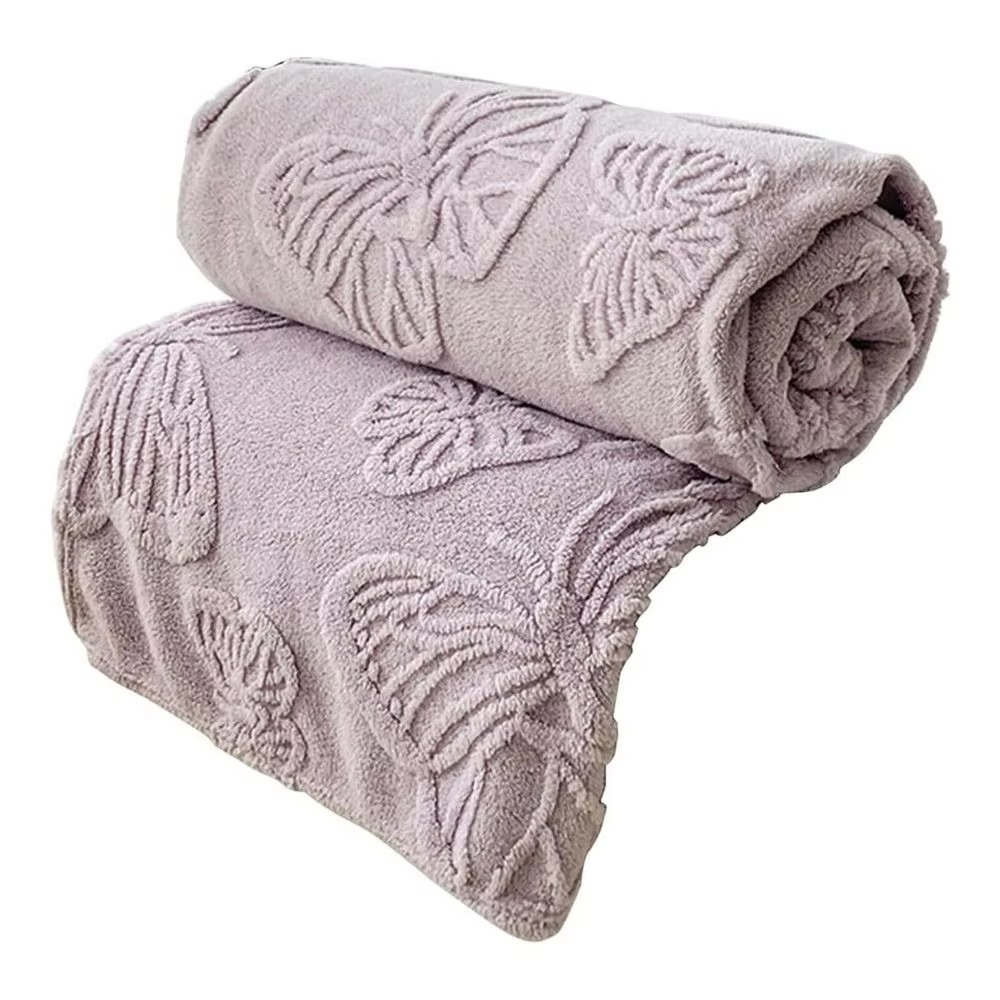 Double Sided Cooling Blanket with Breathable Cold Effect and 3D Butterfly Jacquard Design | Stornfield