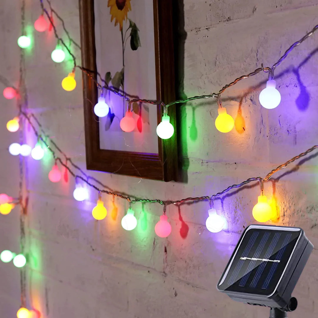 Solar-Powered Party Lights - SolarGlow | Stornfield