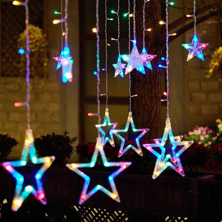 Stornfield | Solar LED Star and Moon String Light Decoration