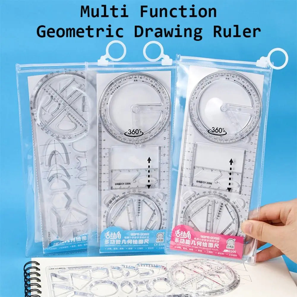 Math Genius Multi-Angle Drawing Precision Ruler | Stornfield
