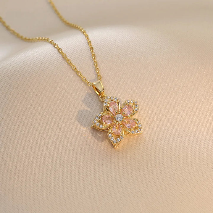 Stornfield | Collier Fleur Rotatif