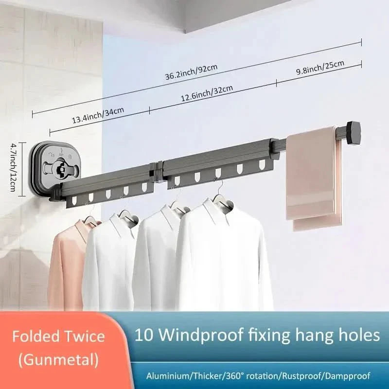 Stornfield | mounted tumble dryer - Foldable & space-saving