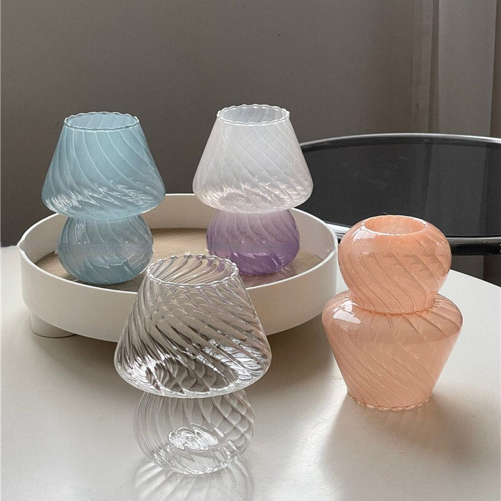 Nordic Ribbed Glass Vase | Stornfield