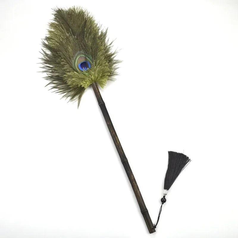 Peacock Feather Anti-Static Dusting Brush | Stornfield