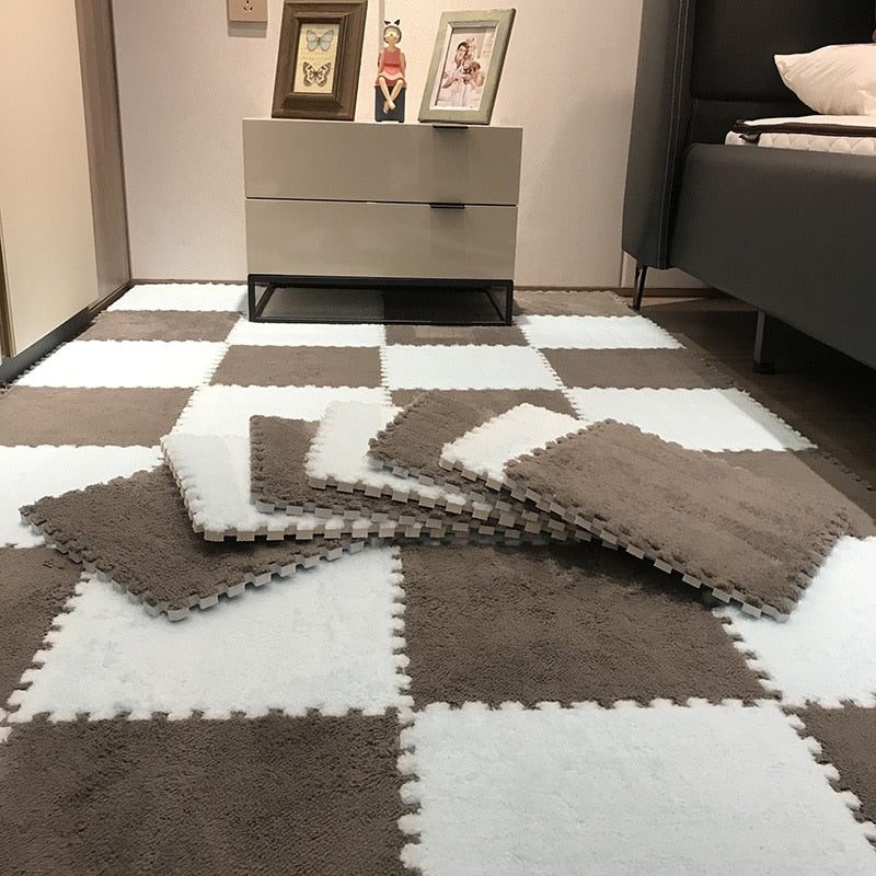 DIY Winter Plush Puzzle Mat | Stonrfield