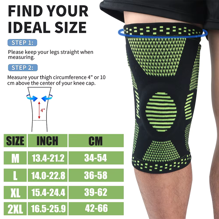 FlexiKnee Compression Bandage – Supportive Knee Bandage for Pain, Swelling, and Stiffness | Stornfield