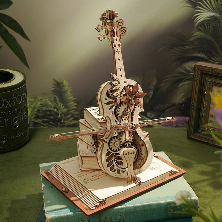 3D Magical Mechanical Wooden Cello Puzzle | Stornfield