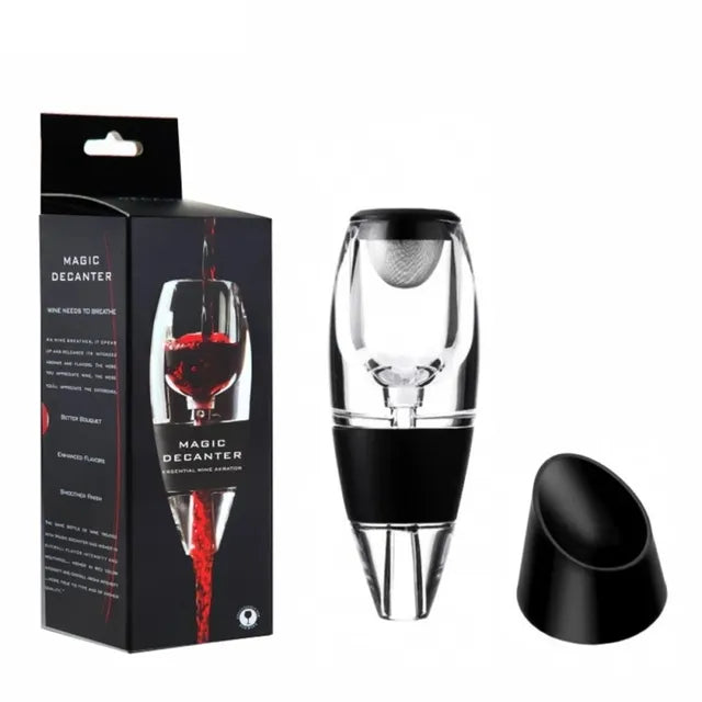 Stornfield | Wine aerator, decanter, pourer, set with filters, air purifier, stand diffuser, air aerator, sieve, aerator, wine for the dining room bar