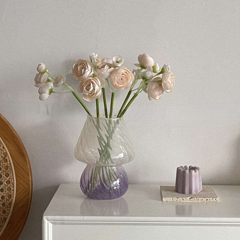 Nordic Ribbed Glass Vase | Stornfield