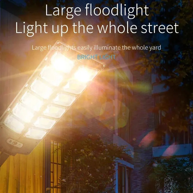 Solar LED Motion Sensor Wall Lamp Remote Control Garden Light | Stornfield