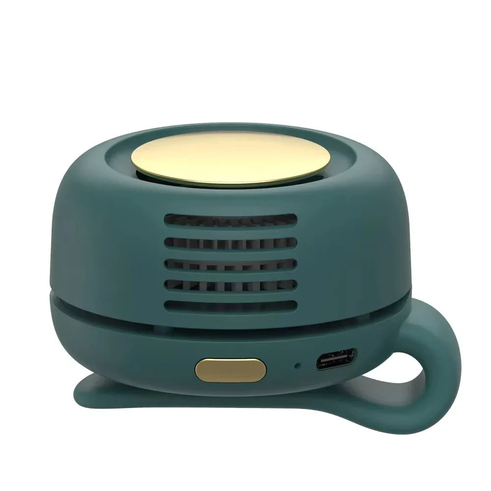 Portable Mini Handheld Bladeless Fan – Rechargeable Clip-On Waist or Desktop Fan for Outdoor Ventilation | Stornfield