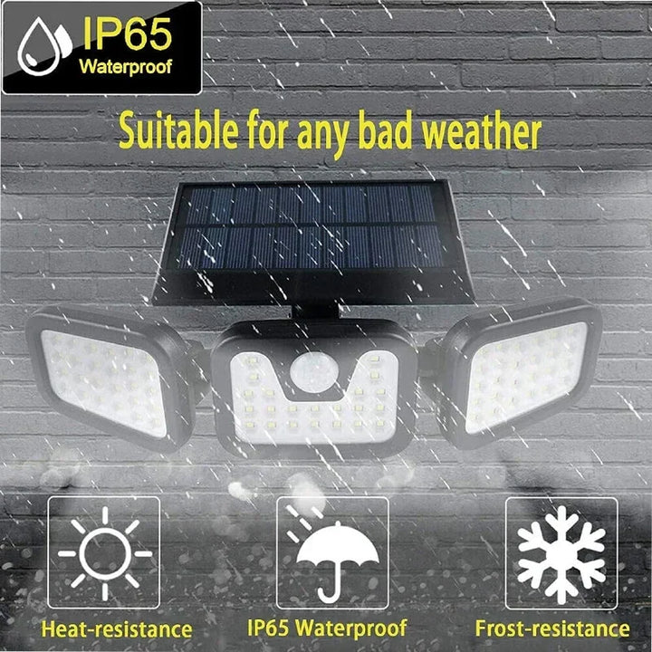 Power Save Motion Activated Outdoor Solar Lamp | Stornfield
