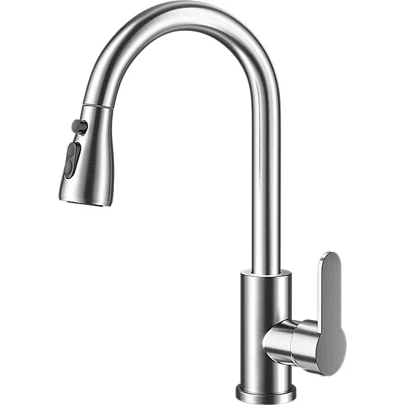 Stornfield | Pull-out Kitchen Faucet – Brushed Nickel