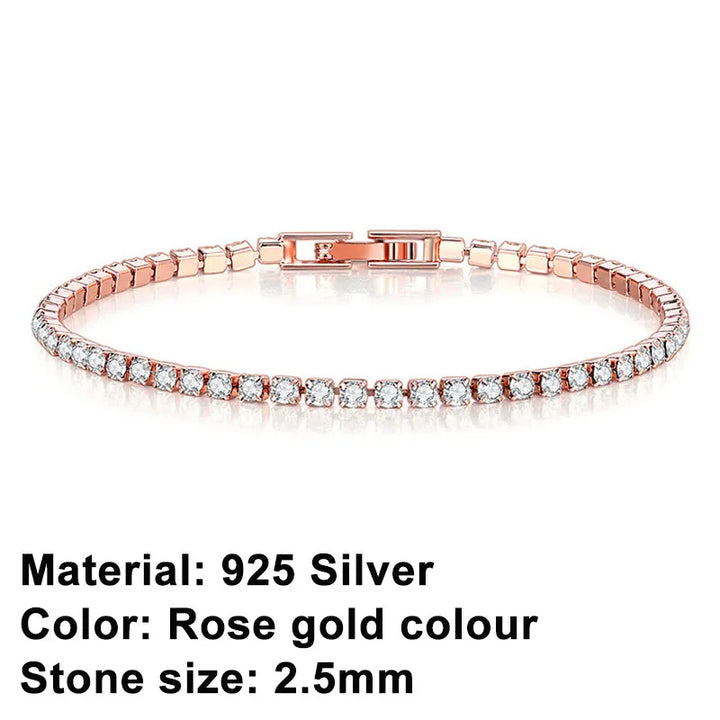 Stornfield | Tennis Bracelet – Shine with Attitude: Sterling Silver Elegance and Hip-Hop Flair!