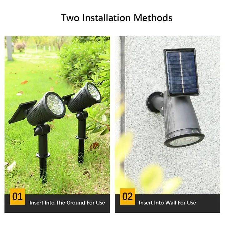 Solar LED Garden Spotlight Outdoor | Stornfield