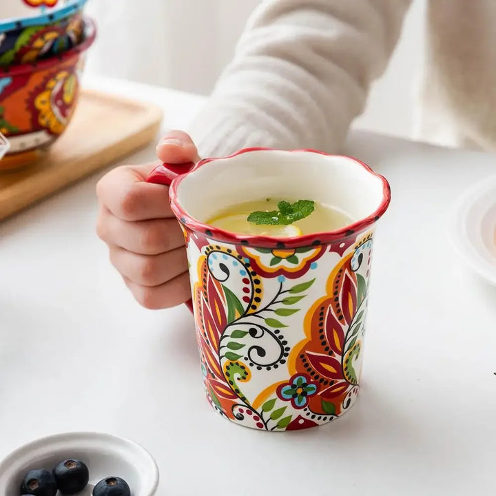 Bohemian Blossoms Coffee Mug | Stornfield