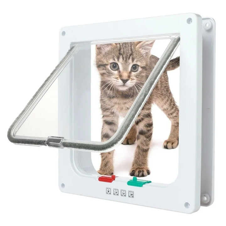 4 Way Pet Door for Cats and Dogs Stornfield