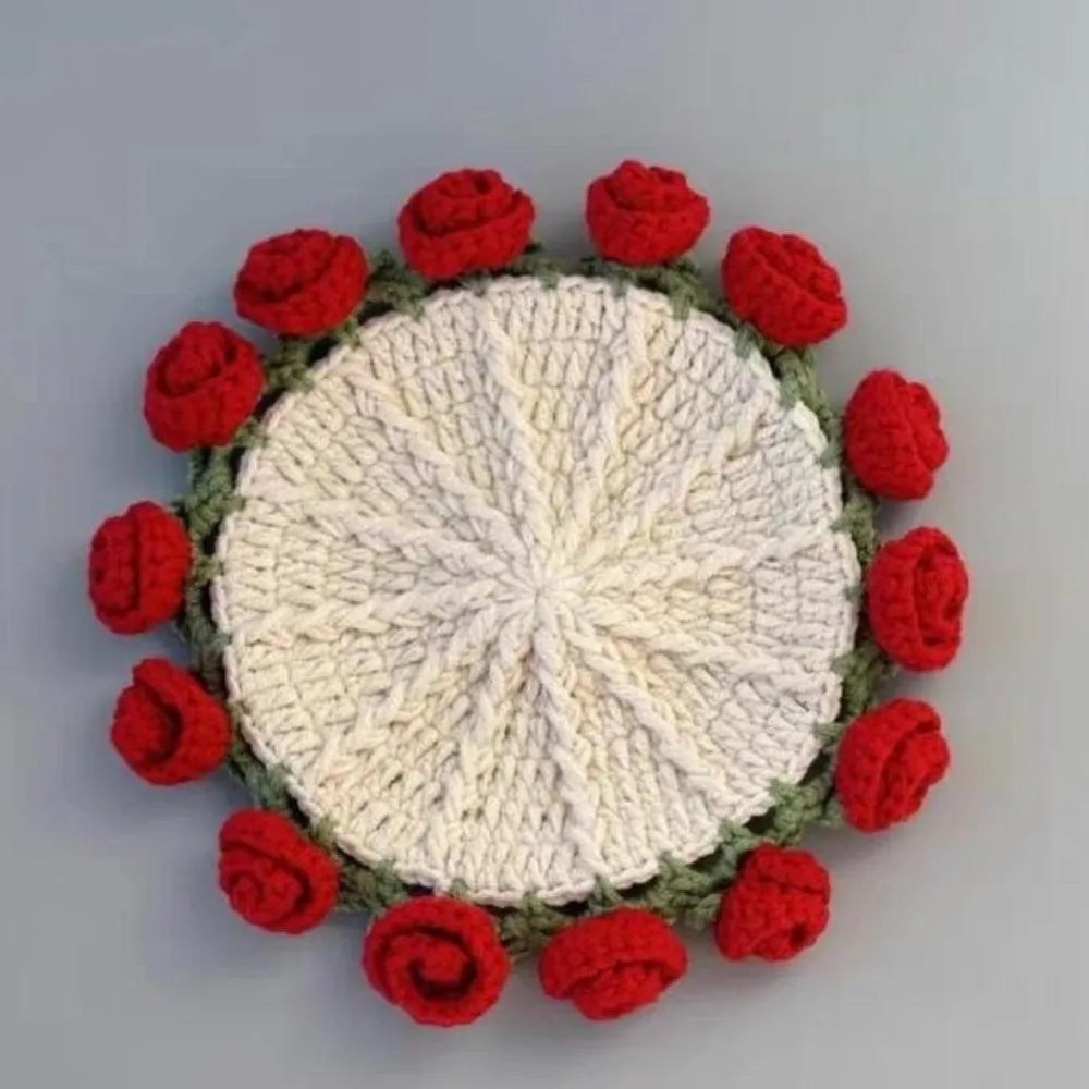 Handcrafted ConvertiStornfielde Yarn Rose Bouquet | Stornfield