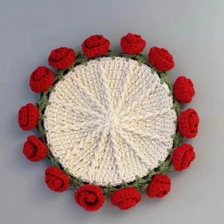 Handcrafted ConvertiStornfielde Yarn Rose Bouquet | Stornfield