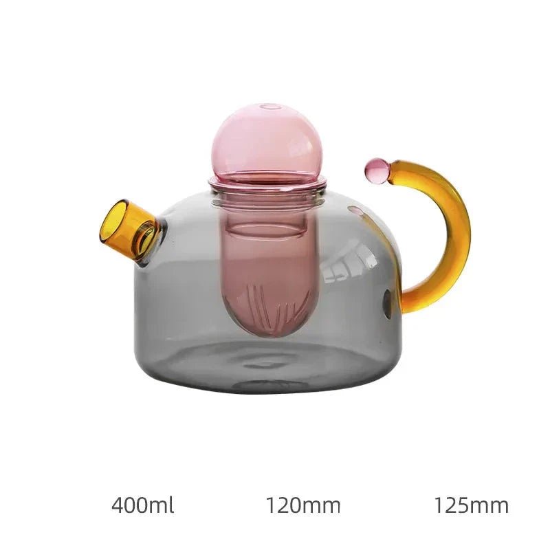 Théière colorée