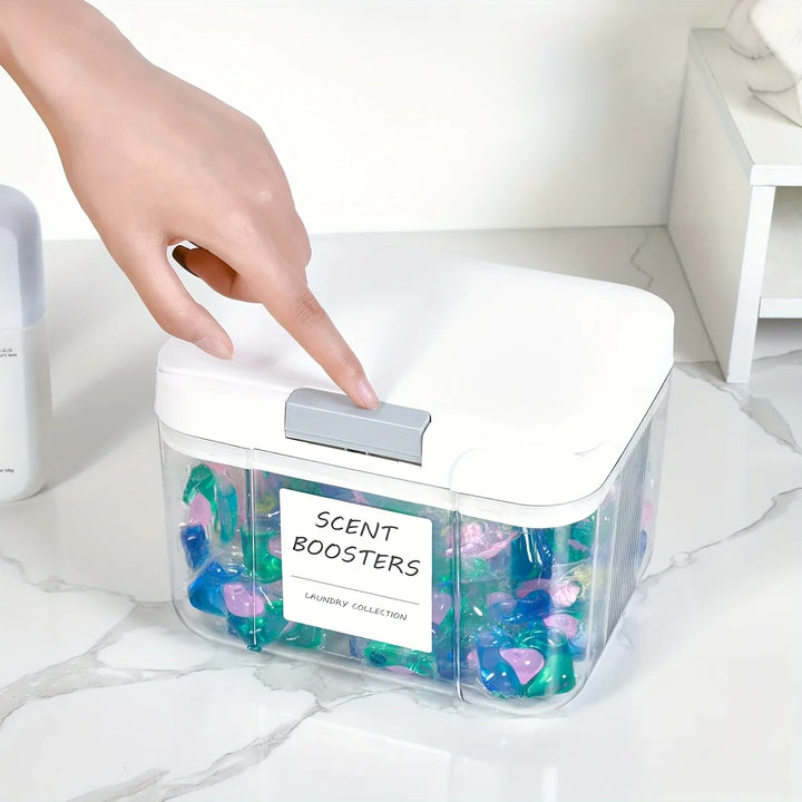 Detergent Pods Storage Box with Lid | Stornfield