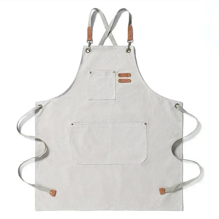 Canvas apron with pockets, adjustable, Unisex | Stornfield