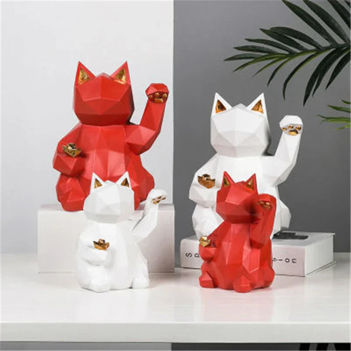 Stornfield | Nordic Style Geometric Lucky Cat