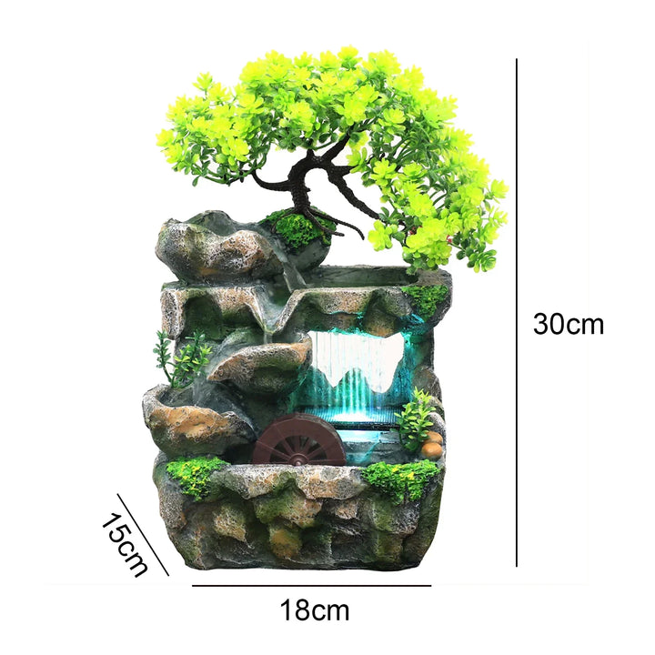 Natural Mini Tree Waterfall Desk Fountain | Stornfield