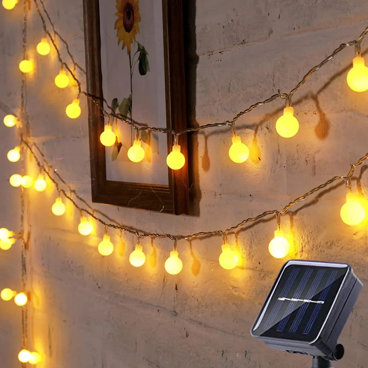 Solar-Powered Party Lights - SolarGlow | Stornfield