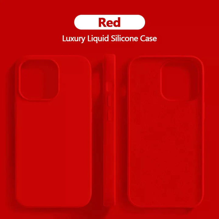 Stornfield | Shockproof Liquid Silicone Case for iPhone 15 14 13
