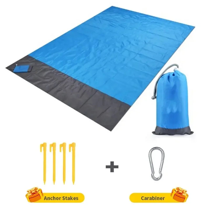 Stornfield | TerraLoom Beach Blanket | 210 x 200 cm | Sand-free & Waterproof | Ultra-light & Large