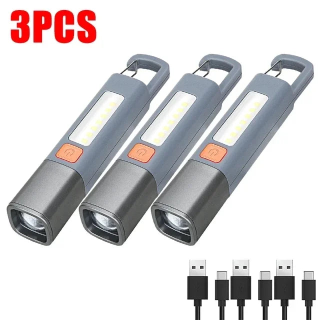 Ultra-Bright Long Shot USB Rechargeable Flashlight | Stornfield