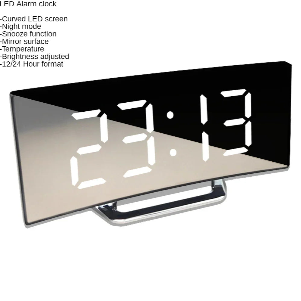 Stornfield | Curved Screen Digital Alarm Clock
