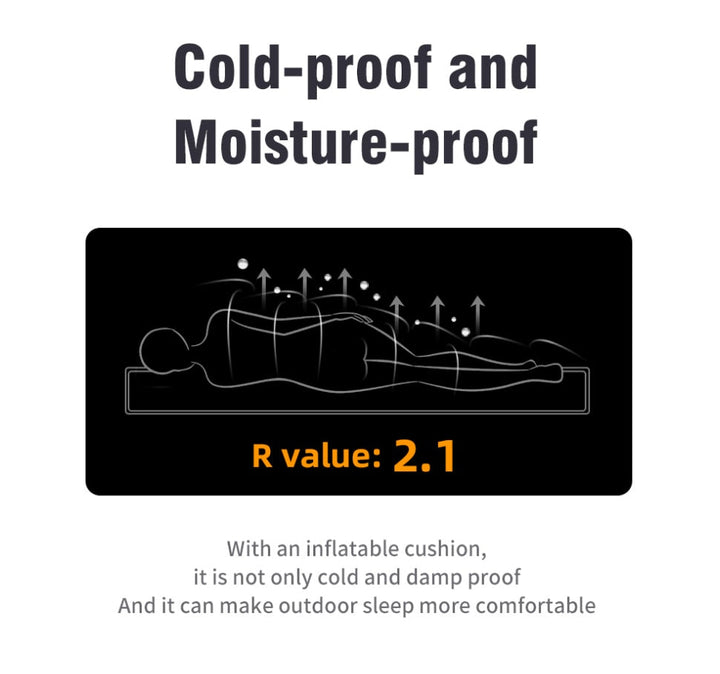 Portable Inflatable Built-in Pillow Nature Nest Camping Bed | Stornfield