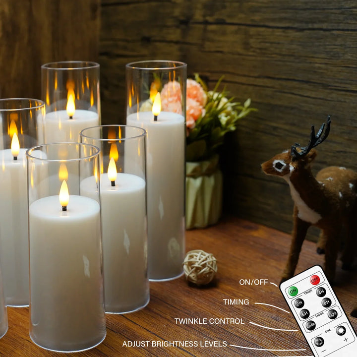 Flameless Acrylic Candle 9-Piece Set Stornfield
