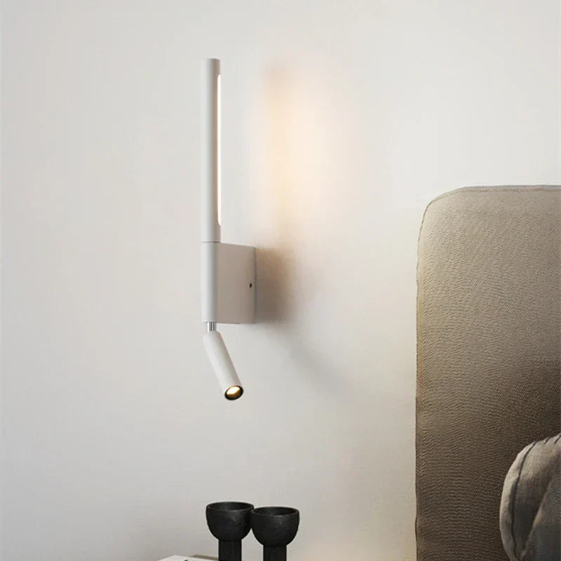 Modern LED wall lamp for bedroom, adjustable wall light in hotel style | Stornfield