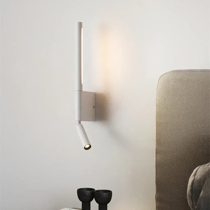 Modern LED wall lamp for bedroom, adjustable wall light in hotel style | Stornfield